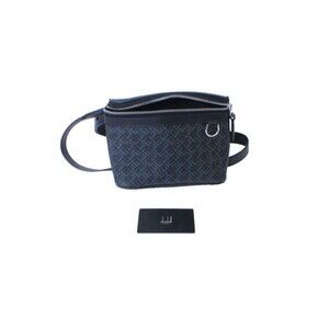 🔥 Dunhill Black Signature Camera Messenger Bag with Bag 🔥
